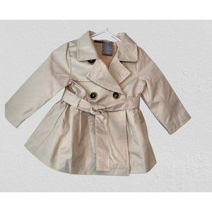 Tahari Toddler Girl Tan Trench Coat 3-6 Months